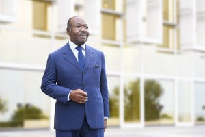 Ali Bongo Ondimba, à Libreville, le 27 avril 2023. © Présidence du Gabon
