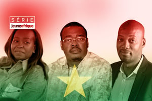 Aminata, Souleymane et Oumar Ouédraogo. © Montage JA / DR