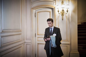 Le conseiller Afrique de l’Élysée, Franck Paris, le 27 janvier 2020. © Bruno Levy pour JA