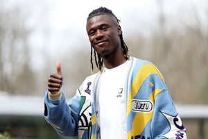 Le milieu de terrain français Eduardo Camavinga, devenu titulaire du Real Madrid, le 20 mars 2023. © Franck Fife/AFP