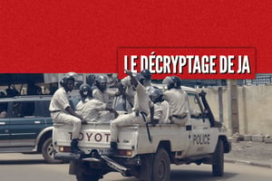 La Cedeao a menacé la junte qui a pris le pouvoir à Niamey d’une intervention militaire si Mohamed Bazoum n’est pas réinvesti. © Montage JA : Djibo Issifou/DPA/MAXPPP