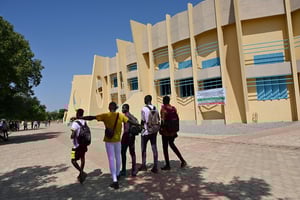 L’université Thomas Sankara à Ouagadougou, en octobre 2021. © Issouf SANOGO/AFP