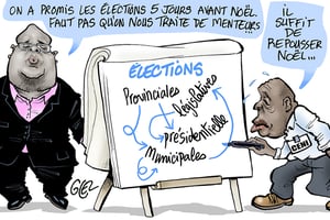 Félix Tshisekedi devra résoudre le grand casse-tête électoral d’ici à la fin de l’année. © Damien Glez
