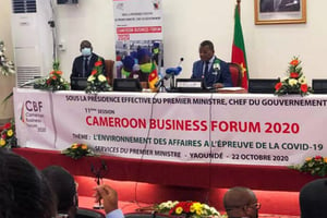 Lors de la précédente session du Cameroon Business Forum, en 2020. © CBF