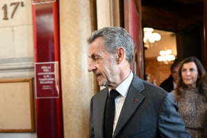 L’ancien président français Nicolas Sarkozy, le 17 mai 2023. © BERTRAND GUAY / AFP
