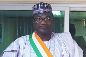 Sani Boukari, alias Zilli, député du PNDS et proche de l’ancien président Issoufou, s’est rendu au Nigeria pour militer contre une intervention militaire au Niger. © DR