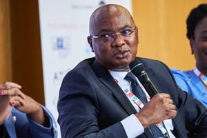 Charles Denis Kouassi, directeur général de la CNPS, en 2019. © Bruno Levy pour JA.