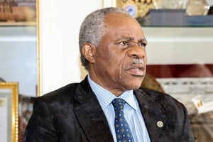 Baltasar Engonga Edjo’o, le président de la commission de la Cemac. © Presidence du Tchad