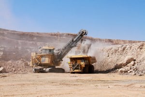 La mine d’uranium de Husab, dans l’ouest de la Namibie. Le 11 mai 2018. © Wu Changwei/Xinhua/REA