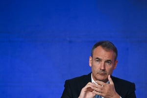 Bernard Looney, ancien patron de BP, le 26 août 2023. © Arun SANKAR / AFP