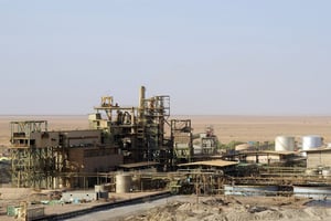 L’usine de la Somaïr, la filiale d’Orano au Niger, suspend ses activités de traitement de l’uranium. © Orano