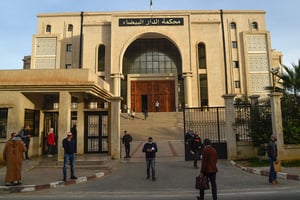 Le tribunal algérien Dar Al-Baida à Alger, le 4 février 2021. © RYAD KRAMDI / AFP