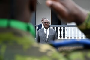 Le ministre ivoirien de la Défense, Téné Birahima Ouattara. © SIA KAMBOU/AFP