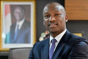 Mamadou Touré, ministre de la Promotion de la jeunesse, de l’Insertion professionnelle et du Service civique et porte-parole adjoint du gouvernement et du RHDP. © Twitter / Mamadou Touré.