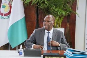 Alassane Ouattara, durant le conseil des ministres du 28 septembre. Alassane Ouattara durant le Conseil des Ministres du 28/09/2023
© Flickr Gouvernement de Côte d’Ivoire
