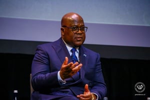 Le président congolais  Félix Tshisekedi, le 21 septembre 2023. © Présidence RDC