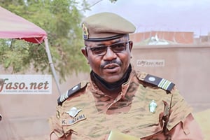Le lieutenant-colonel Kouagri Natama, ancien commandant de la première région de gendarmerie, remplace Evrard Somda, limogé par Ibrahim Traoré. © DR