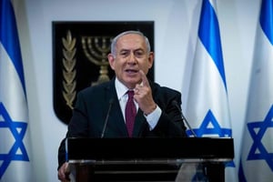 Benyamin Netanyahou, le 9 octobre 2023. © AFP