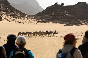 L’Algérie a été classée 150e destination touristique mondiale en 2022. © Philippe ROY/Aurimages via AFP