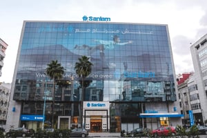 Sanlam est classé dans le top 5 des assureurs au Maroc (5,9 milliards de dirhams en 2022, en hausse de 5,9 %). Ici, son siège à Casablanca. © DR