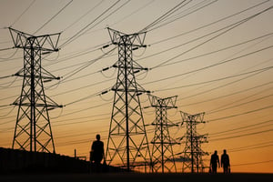 Le secteur énergétique fait office de valeur refuge pour les investisseurs. À ce jour, 43 % des Africains n’ont pas accès à l’électricité et, selon l’Agence internationale de l’énergie, son accès universel pourrait être atteint d’ici à 2030 avec un investissement de 25 milliards de dollars par an. Ici, à Soweto, en Afrique du Sud, en juillet 2022. © REUTERS/Siphiwe Sibeko