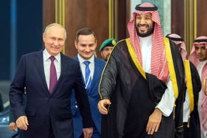 Le président russe Vladimir Poutine est arrivé en Arabie saoudite le 6 décembre 2023. © SPA / AFP