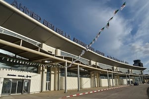 L’aéroport Ahmed-Ben-Bella, à Oran. © RYAD KRAMDI / AFP