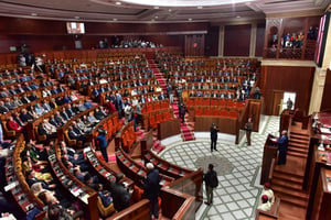 La Chambre des représentants marocaine. © Photo by Jalal Morchidi / ANADOLU AGENCY / Anadolu via AFP