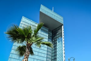 Le siège de Maroc Telecom à Rabat, le 31 mars 2017. © Vincent Fournier/JA