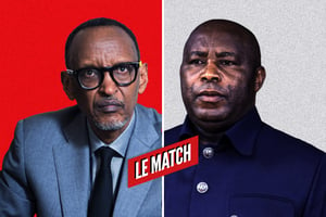 Paul Kagame et Évariste Ndayishimiye. © MONTAGE JA : V.FOURNIER/JA ; TCHANDROU NITANGA/AFP