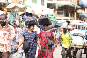 Sur le Grand Marché de Lomé, le 10 février 2024. © Emmanuel Pita pour JA