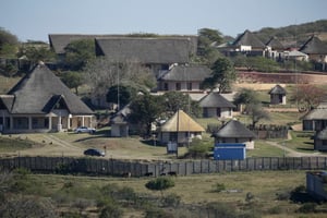 La maison de l’ancien président sud-africain Jacob Zuma à Nkandla, KwaZulu-Natal, le 3 juillet 2021. © Emmanuel Croset / AFP