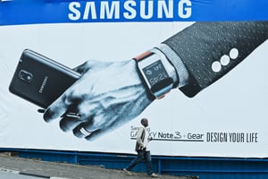 En Afrique, Samsung est notamment présent au Nigeria, en Afrique du Sud et au Kenya. © Vincent Fournier/JA