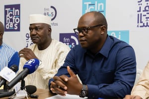 Mamadou Djimtebaye, directeur général  et fondateur de Tchad Infos. © DR