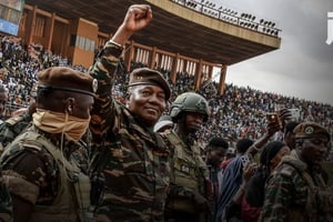 Le général Tiani, le 26 juillet 2024 à Niamey. © BOUREIMA HAMA / AFP