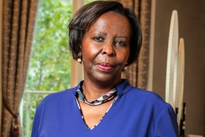 Louise Mushikiwabo, sécrétaire générale de l’Organisation internationale de la francophonie, lors d’une interview accordée à Jeune Afrique au siège de l’OIF, à Paris, le 13 septembre 2024. © Vincent Fournier pour JA