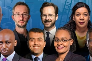 Les participants à l’évènement digital digital « Nouvelle ère pour le secteur bancaire : les champions africains à l’offensive ». © DR / AFIS – JA