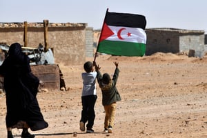 À Tindouf, en Algérie, en octobre 2022. © Ryad KRAMDI/AFP