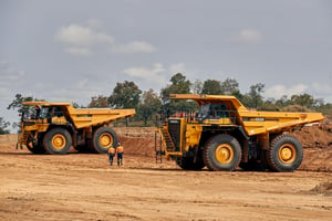 Dans la mine de Lafigué, en Côte d’Ivoire. © Endeavour Mining