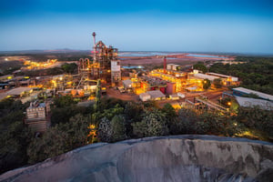 La mine d’or de Syama, dans le sud du Mali. © Philip Mostert/Resolute Mining