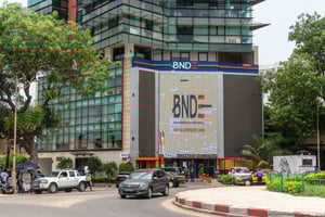 Le siège de la Banque nationale de développement économique, à Dakar. © Facebook BNDE
