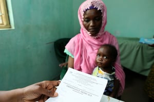 Consultation médicale à Lomé, au Togo. © GODONG / BSIP via AFP