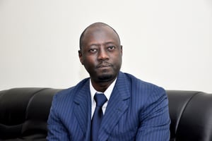 Mahamat Abbas Tolli, candidat à la présidence de la Banque africaine de développement (BAD). © Fernand Kuissu pour JA