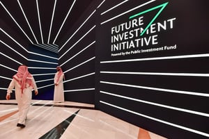 Conférence Future Investment Initiative (FII) à Riyad, le 24 octobre 2018. © GIUSEPPE CACACE/AFP