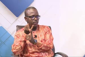 Alain Christophe Traoré dit « Alino Faso », sur le plateau du Grand Déballage, en 2020. © DR