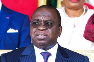 Louis Paul Motaze, le ministre camerounais des Finances. © Maboup