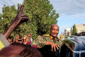 Abdel Fattah Al Burhane à Port Soudan, le 29 décembre 2024. © AFP