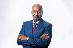 Admassu Tadesse est le PDG de la Banque de commerce et de développement de l’Afrique orientale et australe (TDB) © JONATHAN LAW