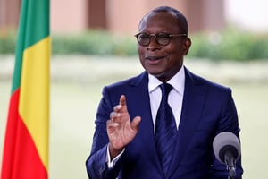 Le président béninois, Patrice Talon. © Ludovic MARIN / AFP