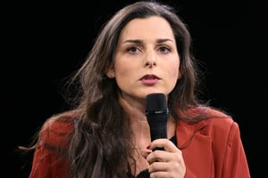 Marina Mesure, membre du Parlement européen (LFI), en mars 2024. © Bertrand Guay / AFP
